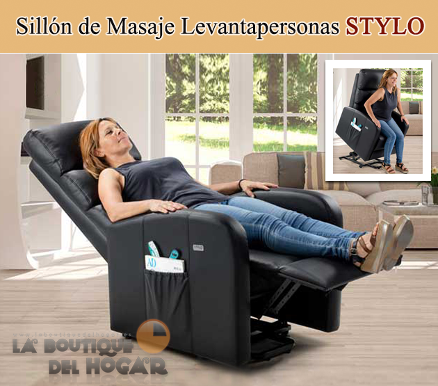 Sillon Masaje Relax Levantapersonas Modelo STYLO