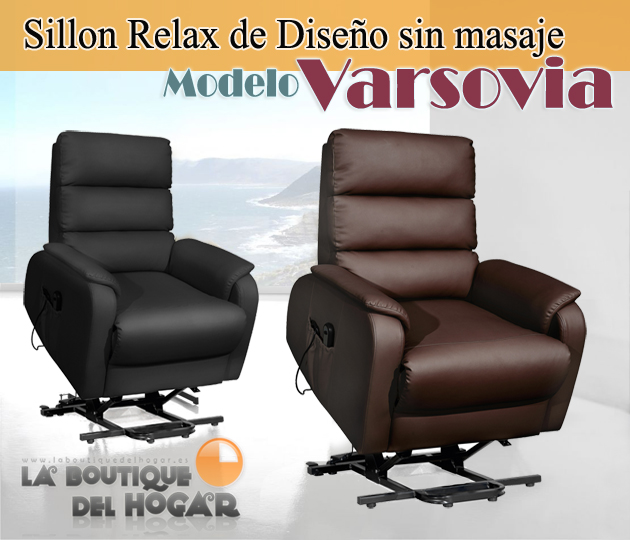 Sillon Relax de Diseño sin masaje Modelo Varsovia