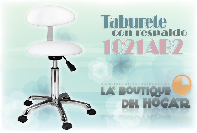 Taburete con respaldo Modelo 1021AB2