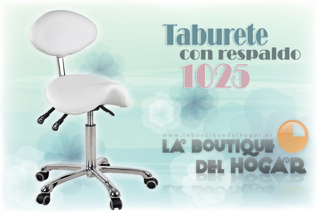 Taburete con respaldo Modelo 1025