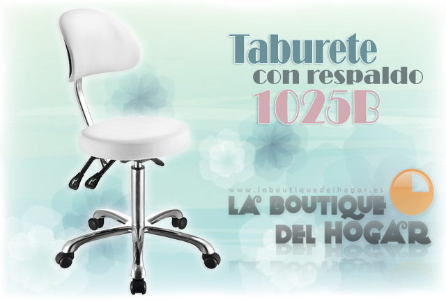 Taburete con respaldo Modelo 1025B