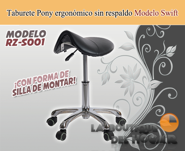 Taburete sin respaldo regulable en altura