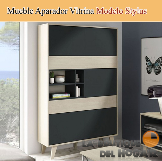 Mueble Aparador Vitrina Modelo Stylus