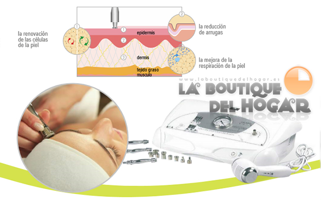 Equipo Multifunción 2 en 1: Microdermoabrasion + Martillo Frio & Calor Modelo IB-6001