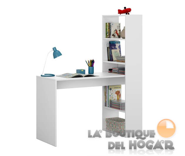 Escritorio juvenil con estantería Modelo Gio