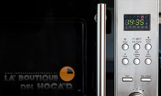 Microondas Cecotec Steel de Acero Inoxidable con Grill