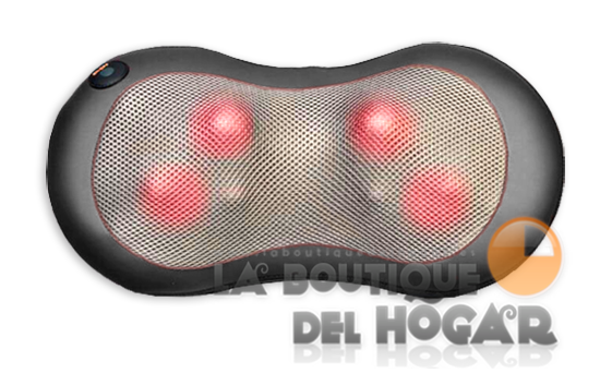 Cojín Masajeador Multiusos Shiatsu con Calor Infrarrojo