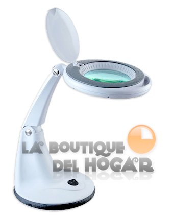 Lupa con Lampara LED de 5 aumentos y cabezal giratorio Scale Modelo WK-L001