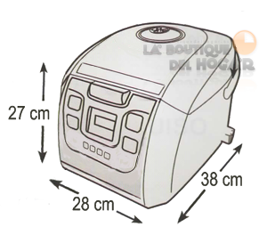 Medidas del Robot de cocina Newcook