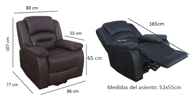 Sillón de masaje modelo Maximum ECO-8198