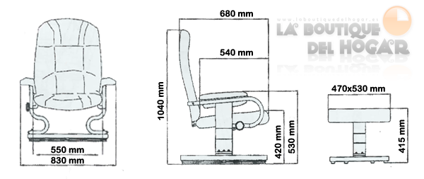 Dimensiones del Sillon Puff