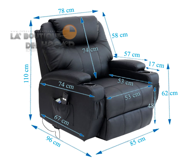 Medidas Sillon Masaje Venti Cinema
