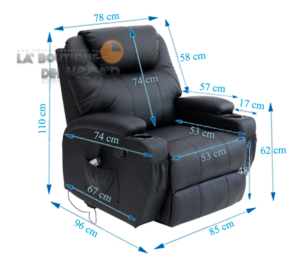 Medidas Sillon Masaje Venti Cinema