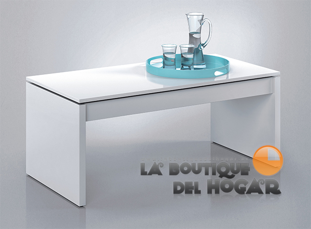 Mesa de Centro elevable con revistero para comedor Modelo Attuale