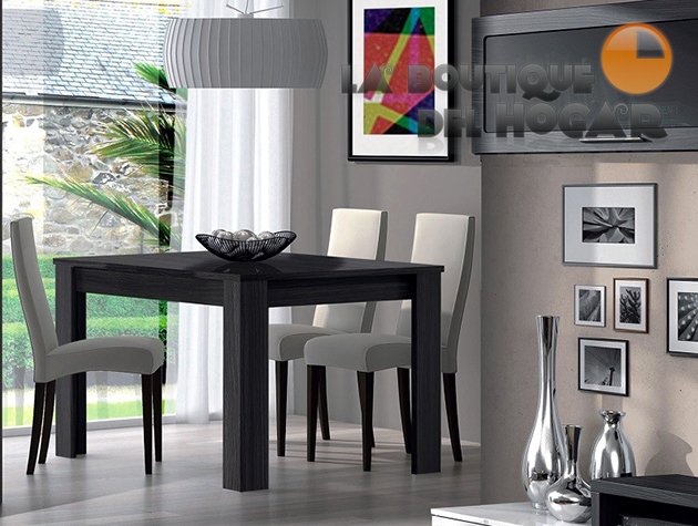 Mesa Extensible para salón comedor o cocina Modelo Práctico roble