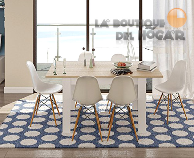 Mesa Extensible para salón comedor o cocina Modelo Práctico