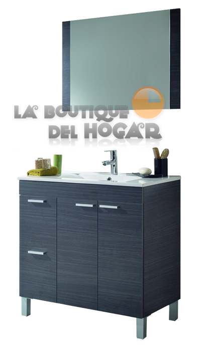 Mueble de Baño con Lavabo y Espejo Modelo Aktiva
