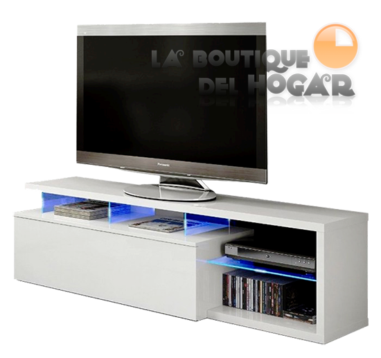 Mueble TV para salón comedor Modelo Blue-Tech