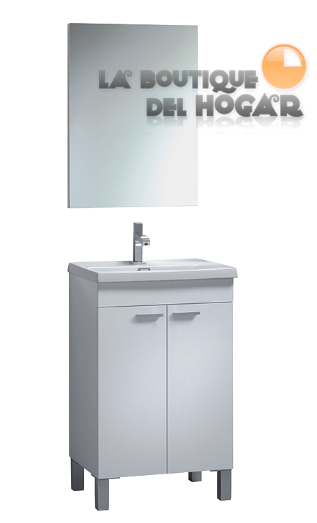 Mueble de Baño con Lavabo y Espejo Modelo Koncept