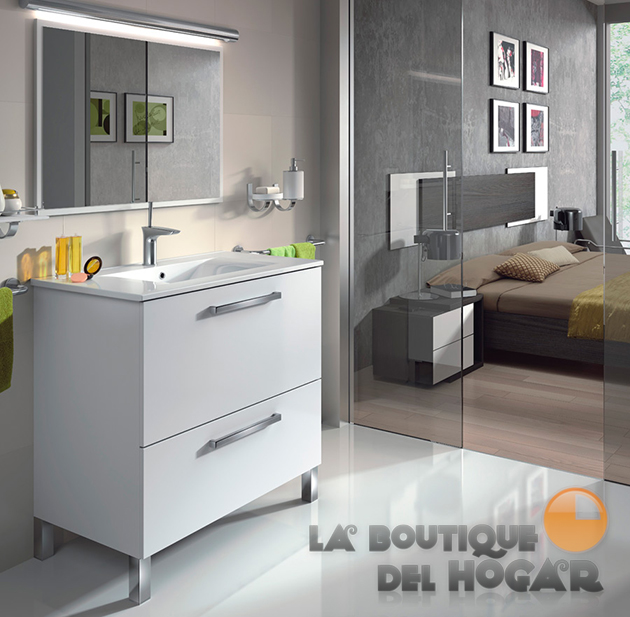 Mueble de Baño con Lavabo y Espejo Modelo Urban