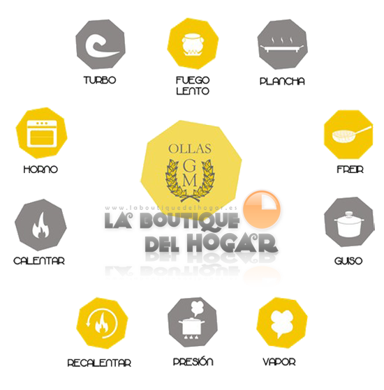 Cocina Programable GM modelo E Funcion freidora y Función de Voz – 6 litros