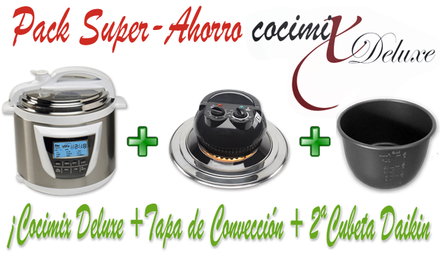 Pack Cocimix Deluxe 6 litros + Tapa de Convección + Cubeta Daikin