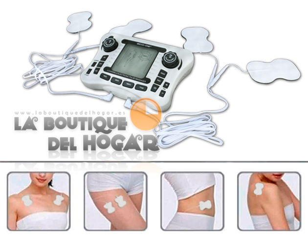 Set de 2 parches autoadhesivos de recambio para electroestimulador