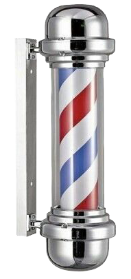Poste giratorio para Barbería