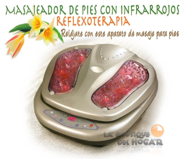 Masajeador de pies Multiusos con Reflexoterapia y Terapia de calor Infrarrojo