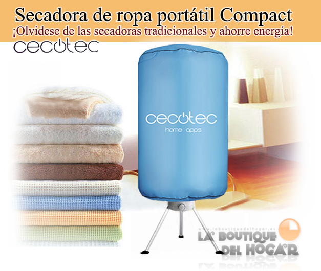 Secadora de ropa portátil hasta 10 kg