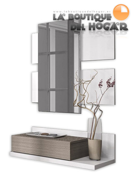 Recibidor con espejo y cajón Modelo Belho
