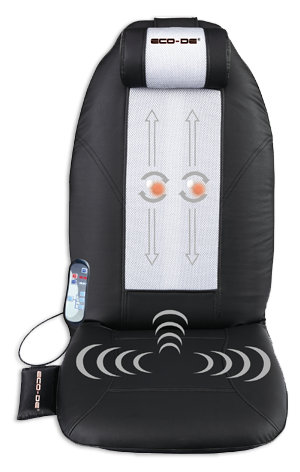 Respaldo de Masaje Shiatsu Portátil con vibración e Infrarrojos