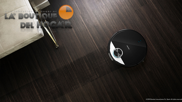 Robot Aspirador Inteligente con App Móvil y Tanque Mixto Conga 3290 Titanium