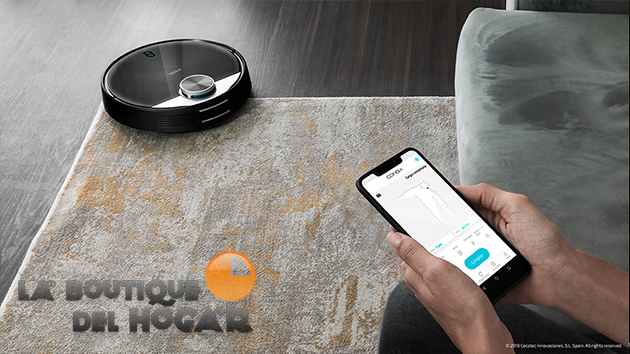 Robot Aspirador Inteligente con App Móvil y Tanque Mixto Conga 3290 Titanium