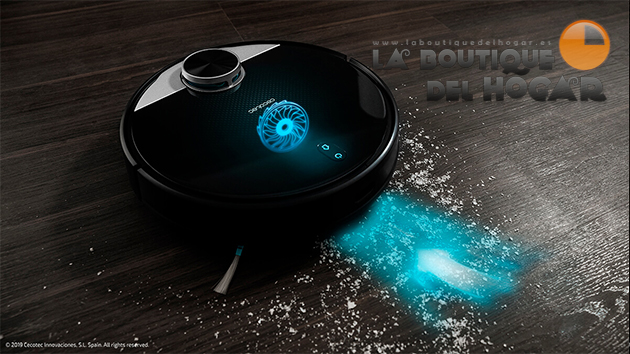 Robot Aspirador Inteligente con App Móvil y Tanque Mixto Conga 3290 Titanium