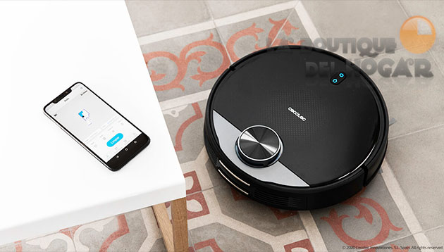 Robot Aspirador Inteligente 2300 Pa con App Móvil, Mapeo Láser y Cepillo Jalisco Conga 3590