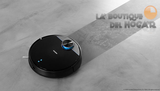 Robot Aspirador Inteligente 2300 Pa con App Móvil, Mapeo Láser y Cepillo Jalisco Conga 3590