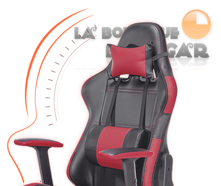 Sillón giratorio, basculante y reclinable para jugador Modelo Racing Gaming