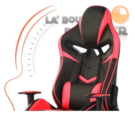Sillón giratorio, basculante y reclinable para jugador Modelo TECH Gaming