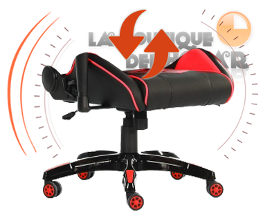 Sillón giratorio, basculante y reclinable para jugador Modelo TECH Gaming