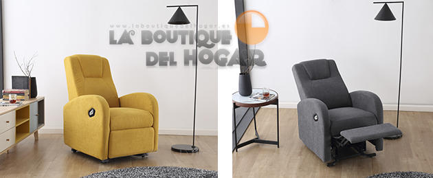Sillón Relax Levantapersonas en Tela Modelo Artic