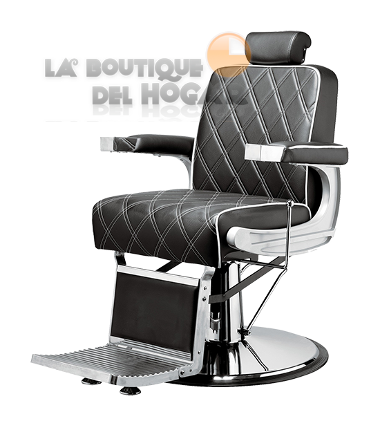 Sillón Barbero hidráulico reclinable y giratorio con reposabrazos Modelo Gon