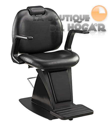 Sillón Barbero hidráulico reclinable con reposapiés fijo Guilaroff Modelo RZB005
