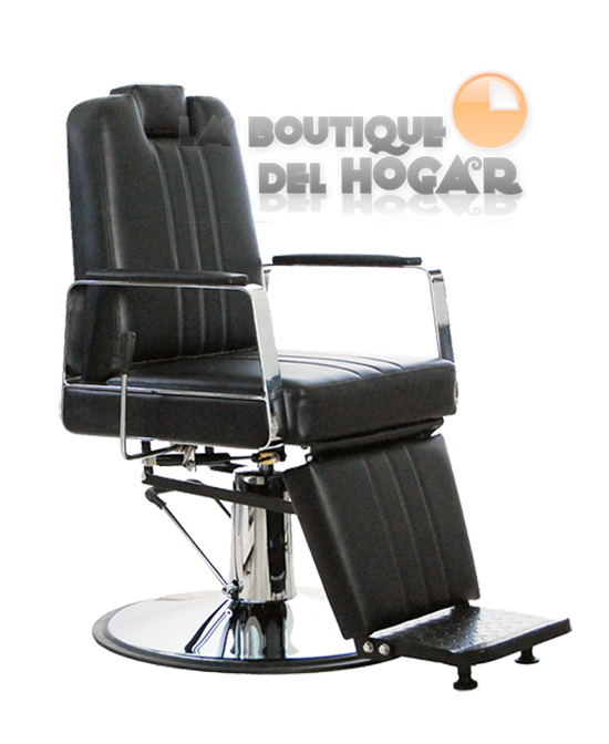 Sillón Barbero hidráulico reclinable y giratorio con reposabrazos Modelo Ixie