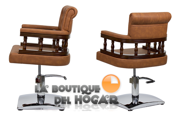 Sillón hidráulico de peluquería con reposabrazos Barroco Modelo PK-03