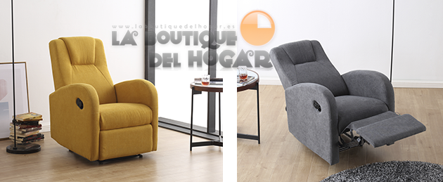 Sillón Relax en Tela Modelo Flow