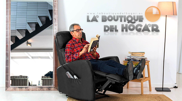 Sillón de Masaje Relax Modelo Compact Comfort levantapersonas