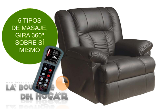 Sillon con Masaje Relax y calor lumbar ECO-8615