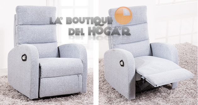 Sillón Relax Levantapersonas Modelo Ocean en polipiel - Color Chocolate