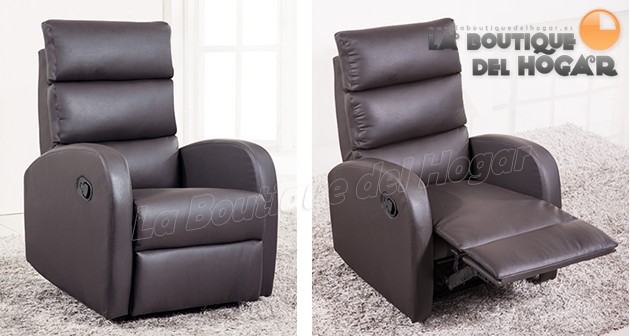 Sillón Relax Pared Cero Grados Modelo Pacific - Color Chocolate